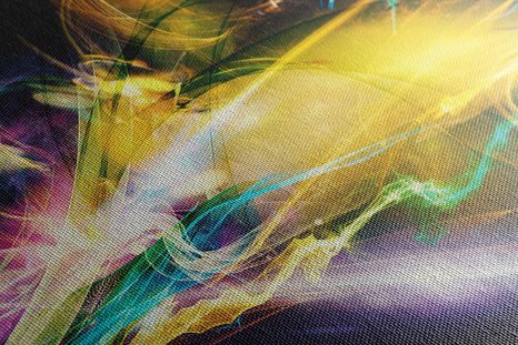 WANDBILD EXPLOSION DER FARBEN - ABSTRAKTE BILDER - BILDER