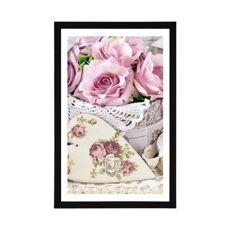 POSTER – STILE ROMANTICO VINTAGE - FIORI - POSTER