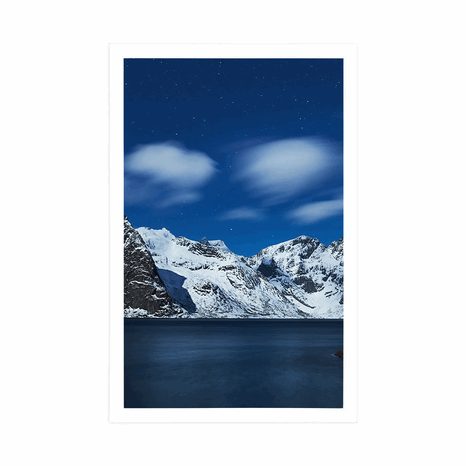 POSTER – PAESAGGIO NOTTURNO IN NORVEGIA - NATURA - POSTER