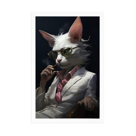 POSTER – GANGSTER ANIMALE GATTO - GANGSTER ANIMALI - POSTER