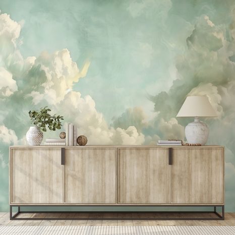 TAPETA SNENE PASTELNE OBLAKE - TAPETE PRIRODA - TAPETE