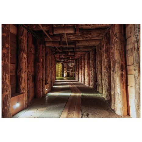 CARTA DA PARATI – GALLERIA DI LEGNO - CARTA DA PARATI - 🔥 SVENDITA TOTALE