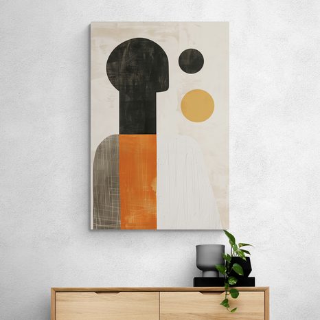 WANDBILD JAPANDI KÜNSTLERISCHE ABSTRAKTION - JAPANDI WANDBILDER - BILDER