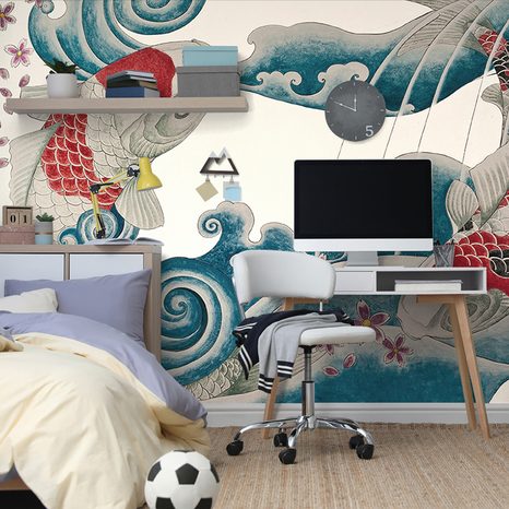 WALLPAPER ENERGY OF KOI FISH - 🔥 TOTAL SALE 🔥