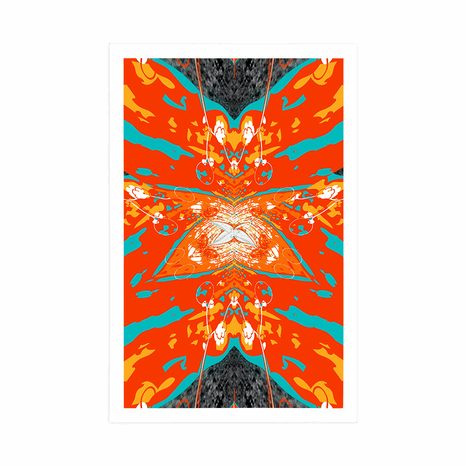 PLAKÁT ABSTRAKCE HVĚZDY - ABSTRAKTNÍ A VZOROVANÉ - PLAKÁTY