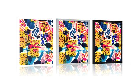 PLAKAT POP-ART APSTRAKCIJA - POP ART - PLAKATI