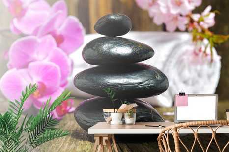 FOTOTAPETA ZEN RELAXAČNÍ KAMENY - TAPETY FENG SHUI - TAPETY