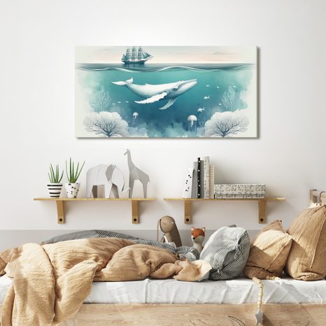 OBRAZ OCEÁNSKÝ SVĚT - OBRAZY VELRYBY - OBRAZY