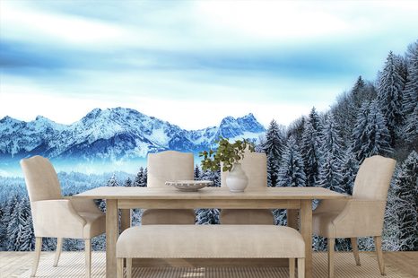SAMOLEPIACA FOTOTAPETA ZAMRZNUTÉ HORY - TAPETY - 🔥 TOTÁLNY VÝPREDAJ