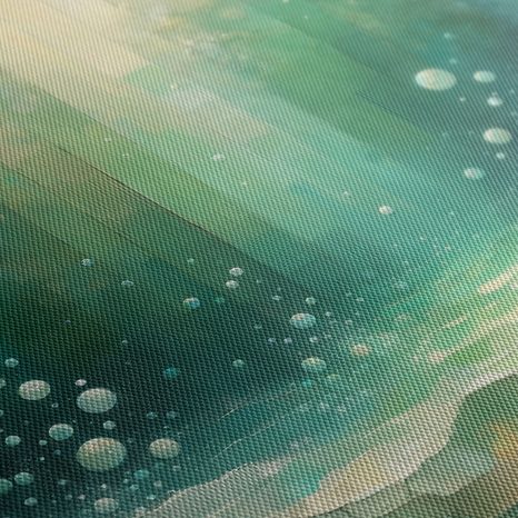 WANDBILD UNTERWASSERLEUCHTEN DER TRÄUME - WANDBILDER ABSTRAKTE FORMEN - BILDER