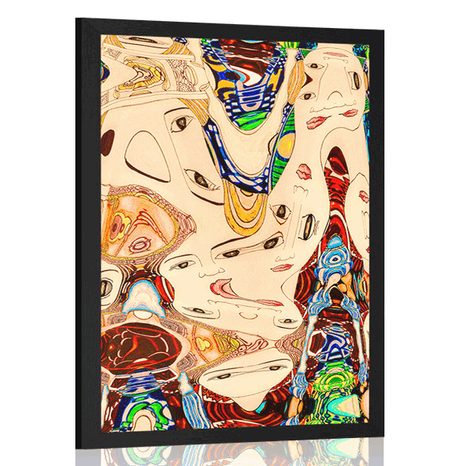 POSTER MOTHER IN AN ABSTRACT VERSION - ABSTRACT AND PATTERNED - POSTERS