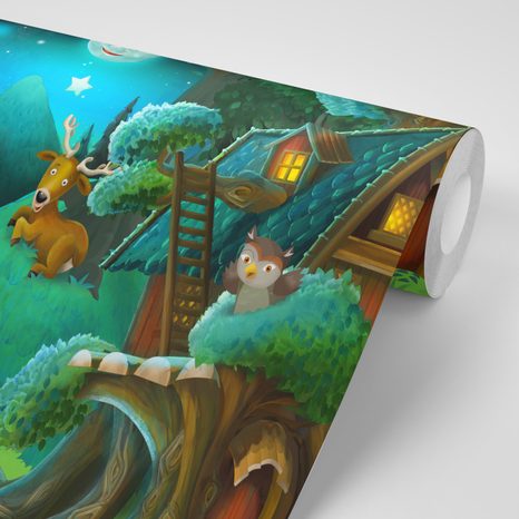 SELBSTKLEBENDE TAPETE MÄRCHENWALD - TAPETEN - 🔥 TOTALAUSVERKAUF