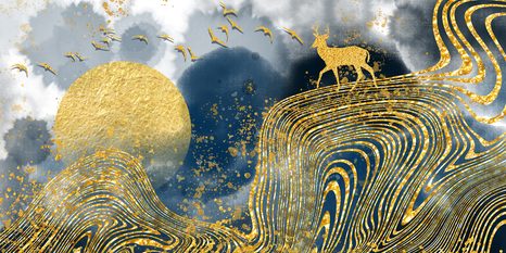 КАРТИНА НА ПЛАТНО – ЧУДЕСЕН ПЕЙЗАЖ - АБСТРАКТНИ КАРТИНИ - КАРТИНИ