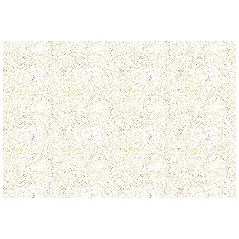 TAPETA ZLATÉ PUNTÍKY NA BÍLÉM POZADÍ - VZOROVANÉ TAPETY - TAPETY