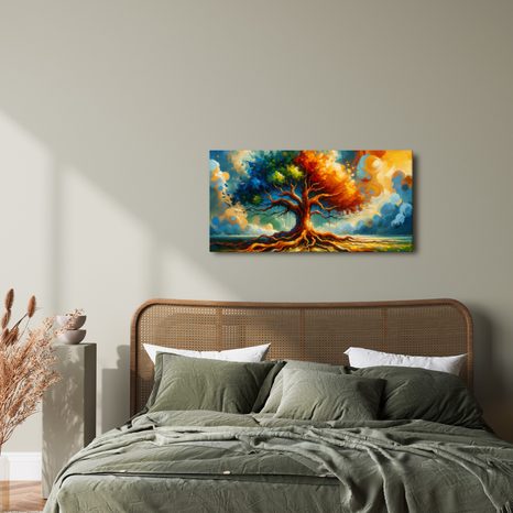 OBRAZ STROM ŽIVOTA V ZÁŘI SLUNCE - OBRAZY STROMY ŽIVOTA - OBRAZY