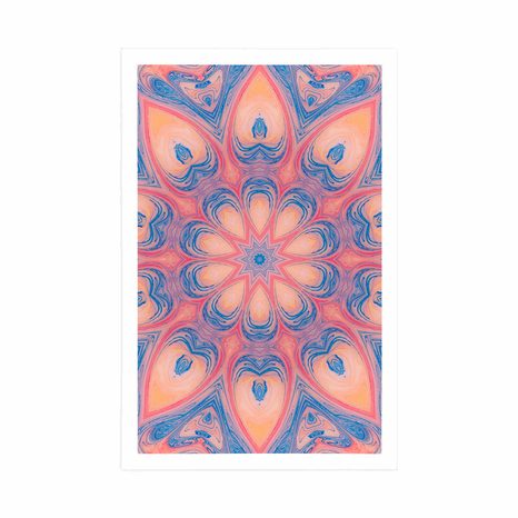 POSTER HYPNOTISCHES MANDALA - FENG SHUI - POSTER