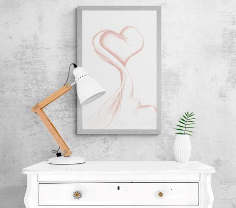 POSTER HELDENHAFTES HERZ - MOTIVE AUS UNSERER WERKSTATT - POSTER