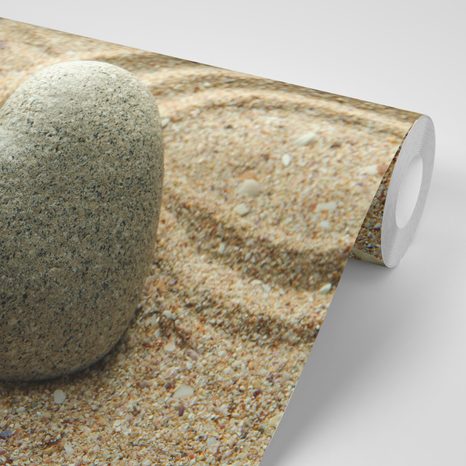 FOTOBEHANG ZEN HARTVORMIGE STEEN - FOTOBEHANG - MEGA UITVERKOOP TOT 70% 🔥