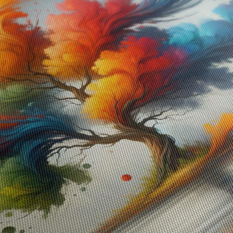 OBRAZ BAREVNÝ STROM ŽIVOTA V POHYBU - OBRAZY STROMY ŽIVOTA - OBRAZY