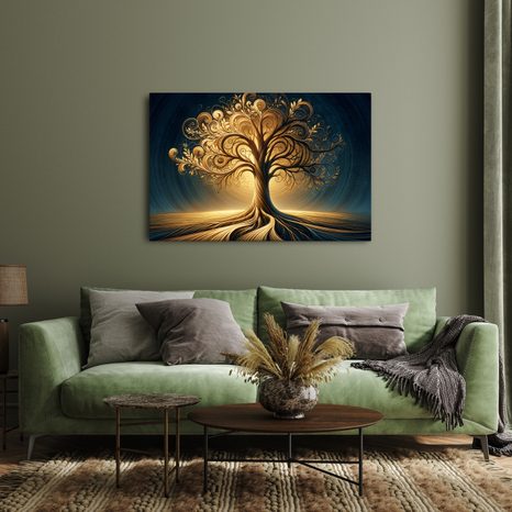 WANDBILD MAGISCHER LEBENSBAUM - BILDER BÄUME DES LEBENS - BILDER