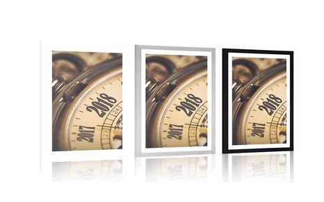 POSTER – OROLOGIO DA TASCA VINTAGE - VINTAGE E RETRÒ - POSTER