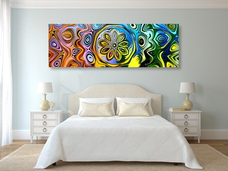 КАРТИНА НА ПЛАТНО – КРЕАТИВНО ЦВЕТНО ИЗКУСТВО - АБСТРАКТНИ КАРТИНИ - КАРТИНИ