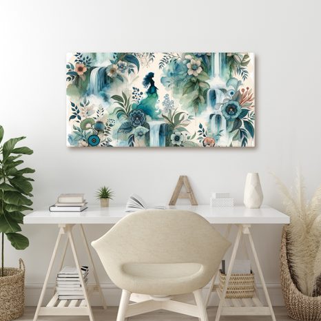 OBRAZ TAJEMNÁ DÍVKA V LESE - PICTURES OF WOMEN - PICTURES