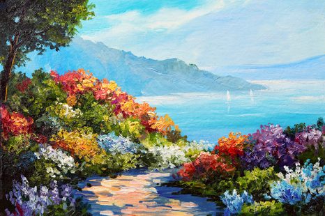 SAMOLEPÍCÍ TAPETA VÝHLED NA MOŘE - SAMOLEPÍCÍ TAPETY - TAPETY