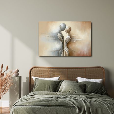 CANVAS SCHILDERIJ VERBINDING VAN TWEE ZIELEN - SCHILDERIJEN - MEGA UITVERKOOP TOT 70% 🔥