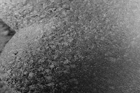 OBRAZ ZEN KÁMEN VE TVARU SRDCE V ČERNOBÍLÉM PROVEDENÍ - ČERNOBÍLÉ OBRAZY - OBRAZY