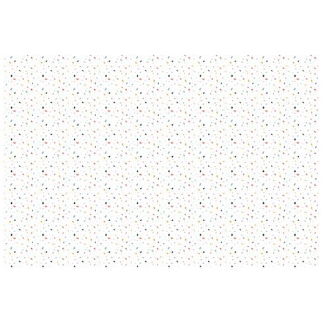 TAPETA BAREVNÉ PUNTÍKY NA BÍLÉM POZADÍ - VZOROVANÉ TAPETY - TAPETY