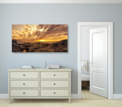 КАРТИНА НА ПЛАТНО – МОРСКИ СКАЛИ - КАРТИНИ НА ПРИРОДАТА И ПЕЙЗАЖИ - КАРТИНИ