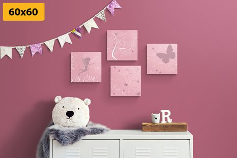 SET OBRAZŮ POHÁDKOVÁ VÍLA - SESTAVY OBRAZŮ - OBRAZY