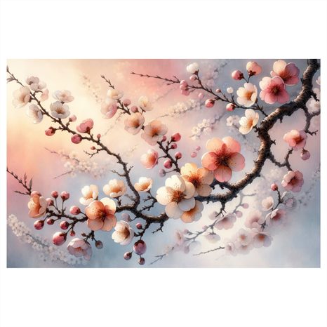TABLOU SAKURA DE PRIMĂVARĂ - TABLOU FLORI - TABLOURI