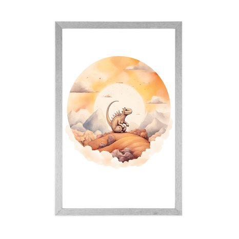 POSTER – MONDO DEI DINOSAURI SOGNANTE - ANIMALI DA SOGNO - POSTER