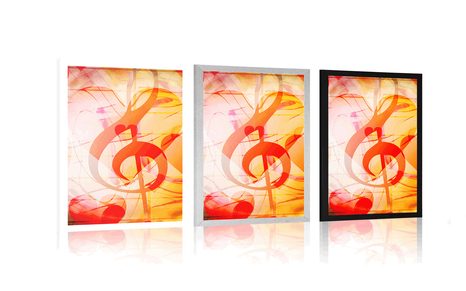 PLAKAT LJUBAV PREMA GLAZBI - LJUBAV - PLAKATI