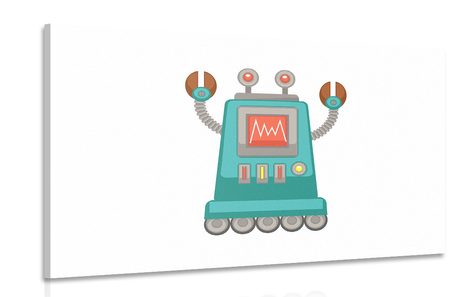 QUADRO PER BAMBINI AMANTI DEI ROBOT - QUADRI PER BAMBINI - QUADRI