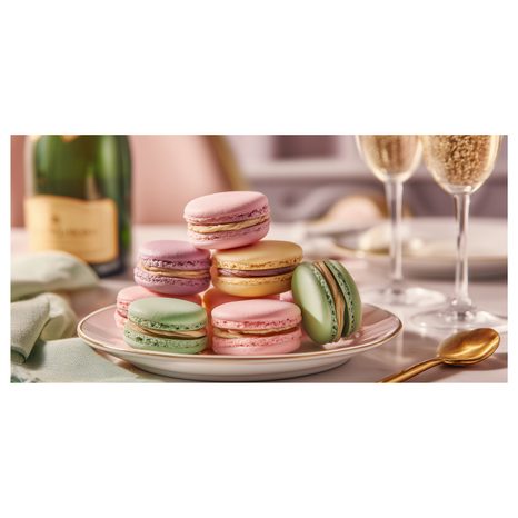 OBRAZ PASTELOVÉ MAKRONKY - OBRAZY JÍDLA A NÁPOJE - OBRAZY