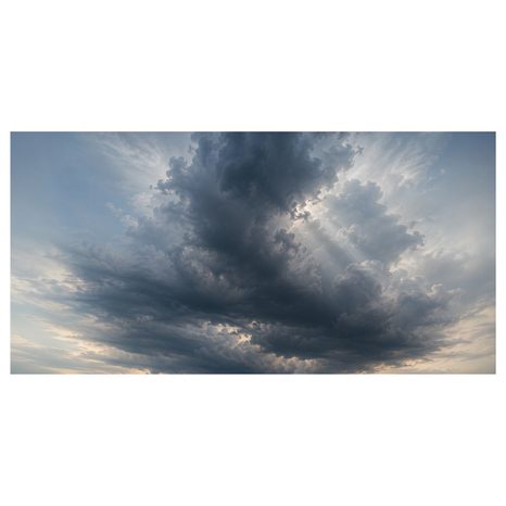 CANVASTAVLA MÄKTIGA ÅSKMOLN PÅ HIMLEN - NATUR- OCH LANDSKAPSTAVLOR - TAVLOR