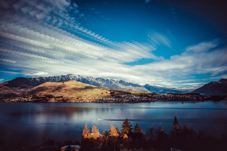 FOTOTAPETA PODVEČER U JEZERA - TAPETY PŘÍRODA - TAPETY