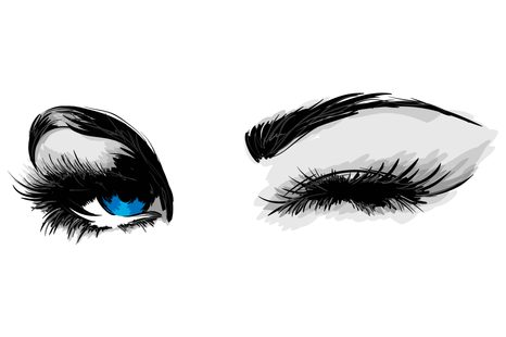 CARTA DA PARATI – OCCHI FEMMINILI CHE AMMICCANO - CARTA DA PARATI PERSONE E CELEBRITÀ - CARTA DA PARATI