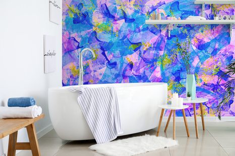 TAPETA PASTELOVÉ ABSTRAKTNÍ UMĚNÍ - ABSTRAKTNÍ TAPETY - TAPETY