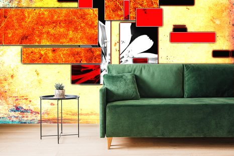 TAPETA KVĚTINOVÁ ABSTRAKCE - ABSTRAKTNÍ TAPETY - TAPETY