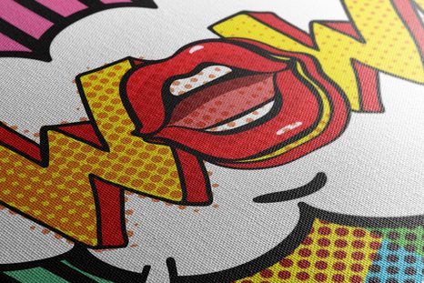 OBRAZ V POP ART STYLU - WOW! - POP ART OBRAZY - OBRAZY