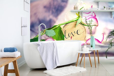 SAMOLEPÍCÍ FOTOTAPETA ROMANTICKÉ VYZNÁNÍ - SAMOLEPÍCÍ TAPETY - TAPETY