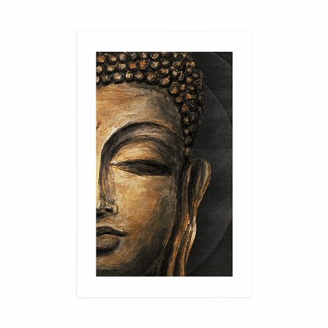 AFFICHE – VISAGE DE BOUDDHA - FENG SHUI - AFFICHES