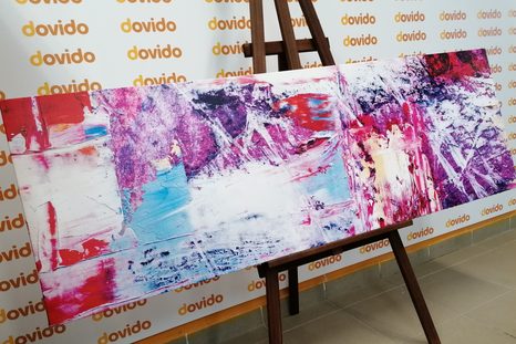 OBRAZ FIALOVÁ TEXTURA - ABSTRAKTNÍ OBRAZY - OBRAZY