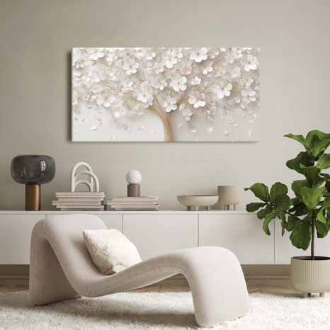 OBRAZ ELEGANCE KVĚTINOVÉHO STROMU ŽIVOTA - OBRAZY STROM ŽIVOTA - OBRAZY