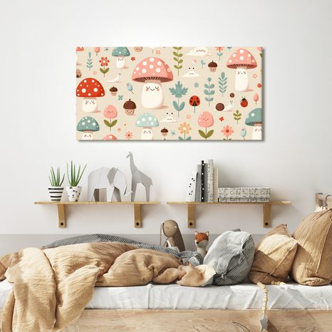 OBRAZ LESNÍ POHÁDKA S HŘÍBKY - CHILDRENS PICTURES - PICTURES