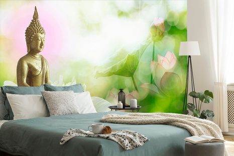 CARTA DA PARATI – ARMONIA DEL BUDDHISMO - CARTA DA PARATI FENG SHUI - CARTA DA PARATI